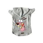 monopetz Kapişonlu Polar Sweatshirt Köpek ve Kedi Kıyafeti & Elbisesi Beyaz Courage XS