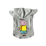 monopetz Kapişonlu Polar Sweatshirt Köpek ve Kedi Kıyafeti & Elbisesi Beyaz Ed XL
