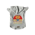 monopetz Kapişonlu Polar Sweatshirt Köpek ve Kedi Kıyafeti & Elbisesi Beyaz Every Snack You Make XS