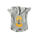 monopetz Kapişonlu Polar Sweatshirt Köpek ve Kedi Kıyafeti & Elbisesi Beyaz Goku Vegeta XL