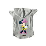 monopetz Kapişonlu Polar Sweatshirt Köpek ve Kedi Kıyafeti & Elbisesi Beyaz Minnie M