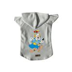 monopetz Kapişonlu Polar Sweatshirt Köpek ve Kedi Kıyafeti & Elbisesi Beyaz Palyaço XS