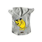 monopetz Kapişonlu Polar Sweatshirt Köpek ve Kedi Kıyafeti & Elbisesi Beyaz Rabugento M