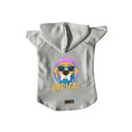 monopetz Kapişonlu Polar Sweatshirt Köpek ve Kedi Kıyafeti & Elbisesi Beyaz Radical M