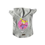 monopetz Kapişonlu Polar Sweatshirt Köpek ve Kedi Kıyafeti & Elbisesi Beyaz Rugrats Angelica XL