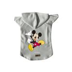 monopetz Kapişonlu Polar Sweatshirt Köpek ve Kedi Kıyafeti & Elbisesi Beyaz Yeni Mickey XL