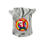 monopetz Kapişonlu Polar Sweatshirt Köpek Ve Kedi Kıyafeti & Elbisesi Beyaz Yeni Unicorn M