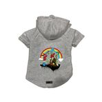 monopetz Kapişonlu Polar Sweatshirt Köpek ve Kedi Kıyafeti & Elbisesi Gri City 28 L