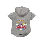 monopetz Kapişonlu Polar Sweatshirt Köpek ve Kedi Kıyafeti & Elbisesi Gri City 30 S