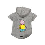 monopetz Kapişonlu Polar Sweatshirt Köpek ve Kedi Kıyafeti & Elbisesi Gri Ed XL