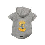 monopetz Kapişonlu Polar Sweatshirt Köpek ve Kedi Kıyafeti & Elbisesi Gri Goku Vegeta M