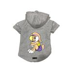 monopetz Kapişonlu Polar Sweatshirt Köpek ve Kedi Kıyafeti & Elbisesi Gri Lola XL