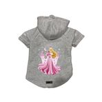 monopetz Kapişonlu Polar Sweatshirt Köpek ve Kedi Kıyafeti & Elbisesi Gri Princess XL