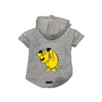 monopetz Kapişonlu Polar Sweatshirt Köpek ve Kedi Kıyafeti & Elbisesi Gri Rabugento XL