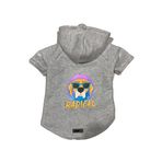 monopetz Kapişonlu Polar Sweatshirt Köpek ve Kedi Kıyafeti & Elbisesi Gri Radical S