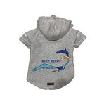monopetz Kapişonlu Polar Sweatshirt Köpek ve Kedi Kıyafeti & Elbisesi - Gri Road Runner S Beden