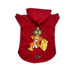monopetz Kapişonlu Polar Sweatshirt Köpek ve Kedi Kıyafeti & Elbisesi Kırmızı Hong Kong XS