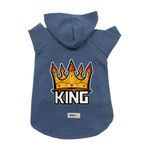 monopetz Kapişonlu Polar Sweatshirt Köpek ve Kedi Kıyafeti & Elbisesi - Lacivert King XL Beden