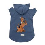 monopetz Kapişonlu Polar Sweatshirt Köpek ve Kedi Kıyafeti & Elbisesi - Lacivert Scooby Doo M Beden