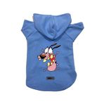 monopetz Kapişonlu Polar Sweatshirt Köpek ve Kedi Kıyafeti & Elbisesi Mavi Courage M