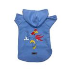 monopetz Kapişonlu Polar Sweatshirt Köpek ve Kedi Kıyafeti & Elbisesi Mavi Fog Horn S