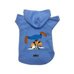 monopetz Kapişonlu Polar Sweatshirt Köpek ve Kedi Kıyafeti & Elbisesi Mavi Goofy M