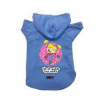 monopetz Kapişonlu Polar Sweatshirt Köpek ve Kedi Kıyafeti & Elbisesi Mavi Rugrats Angelica M