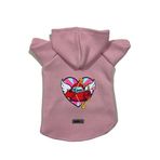 monopetz Kapişonlu Polar Sweatshirt Köpek Ve Kedi Kıyafeti & Elbisesi Pembe Among Us M