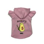 monopetz Kapişonlu Polar Sweatshirt Köpek ve Kedi Kıyafeti & Elbisesi Pembe Avogato L