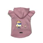 monopetz Kapişonlu Polar Sweatshirt Köpek ve Kedi Kıyafeti & Elbisesi Pembe Cando L