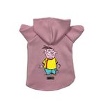 monopetz Kapişonlu Polar Sweatshirt Köpek ve Kedi Kıyafeti & Elbisesi Pembe Ed L