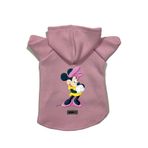 monopetz Kapişonlu Polar Sweatshirt Köpek ve Kedi Kıyafeti & Elbisesi Pembe Minnie XS