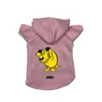 monopetz Kapişonlu Polar Sweatshirt Köpek ve Kedi Kıyafeti & Elbisesi Pembe Rabugento XL