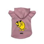 monopetz Kapişonlu Polar Sweatshirt Köpek ve Kedi Kıyafeti & Elbisesi Pembe Rabugento XS