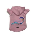 monopetz Kapişonlu Polar Sweatshirt Köpek ve Kedi Kıyafeti & Elbisesi - Pembe Road Runner M Beden