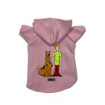 monopetz Kapişonlu Polar Sweatshirt Köpek Ve Kedi Kıyafeti & Elbisesi Pembe Yeni Scooby Doo M