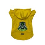 monopetz Kapişonlu Polar Sweatshirt Köpek Ve Kedi Kıyafeti & Elbisesi Sarı Astronot Frankenstein S