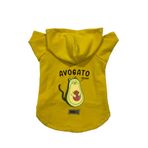 monopetz Kapişonlu Polar Sweatshirt Köpek ve Kedi Kıyafeti & Elbisesi Sarı Avogato M
