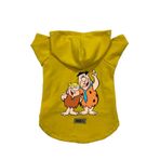 monopetz Kapişonlu Polar Sweatshirt Köpek Ve Kedi Kıyafeti & Elbisesi Sarı Barney Fred L