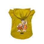monopetz Kapişonlu Polar Sweatshirt Köpek Ve Kedi Kıyafeti & Elbisesi Sarı Barney Fred M