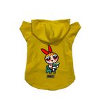 monopetz Kapişonlu Polar Sweatshirt Köpek ve Kedi Kıyafeti & Elbisesi Sarı Blossom L