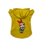 monopetz Kapişonlu Polar Sweatshirt Köpek ve Kedi Kıyafeti & Elbisesi Sarı Blossom XS