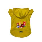 monopetz Kapişonlu Polar Sweatshirt Köpek ve Kedi Kıyafeti & Elbisesi Sarı Cando003 XS