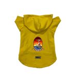 monopetz Kapişonlu Polar Sweatshirt Köpek ve Kedi Kıyafeti & Elbisesi Sarı Deniz Feneri M
