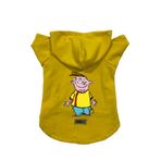 monopetz Kapişonlu Polar Sweatshirt Köpek ve Kedi Kıyafeti & Elbisesi Sarı Ed XS