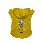 monopetz Kapişonlu Polar Sweatshirt Köpek ve Kedi Kıyafeti & Elbisesi Sarı Evil Clown L