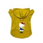monopetz Kapişonlu Polar Sweatshirt Köpek Ve Kedi Kıyafeti & Elbisesi Sarı Hello Kitty M