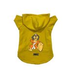 monopetz Kapişonlu Polar Sweatshirt Köpek ve Kedi Kıyafeti & Elbisesi Sarı Hong Kong XL