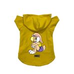 monopetz Kapişonlu Polar Sweatshirt Köpek ve Kedi Kıyafeti & Elbisesi Sarı Lola M