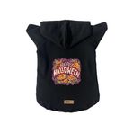 monopetz Kapişonlu Polar Sweatshirt Köpek ve Kedi Kıyafeti & Elbisesi Siyah Happy Halloween S